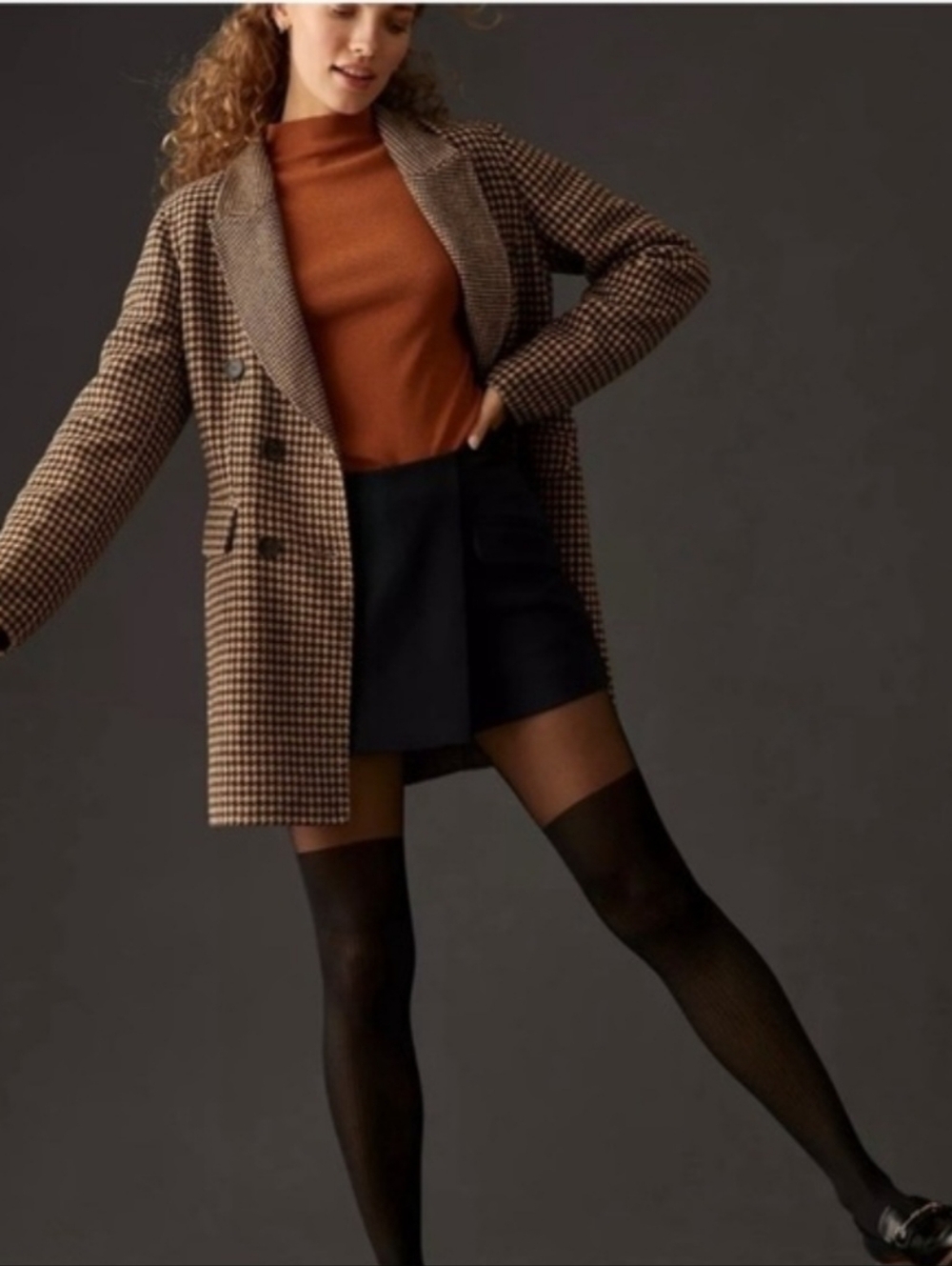 Bernardo Houndstooth Coat